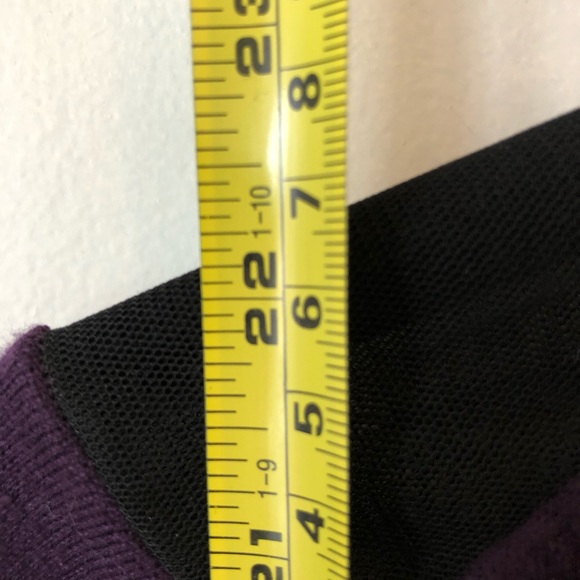 Cardigan Plum mesh chest full button layer light S - Picture 6 of 6